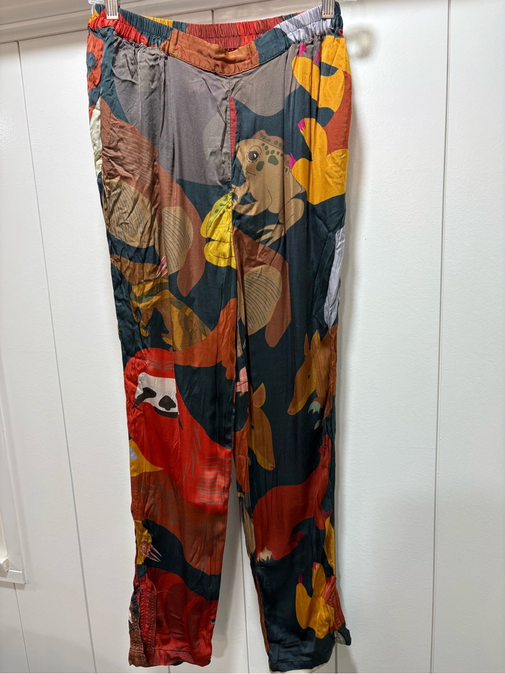 FARM Rio Amazonian Boho Pants Jungle Print Brazil Coastal Size Medium
